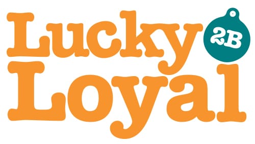 lucky to be loyal rewards program logo